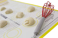 HKM-839315 Platinum Silicone Kneading Pad for Baking - Non-Slip, Heat-Resistant, Easy to Clean, 585 x 385 mm
