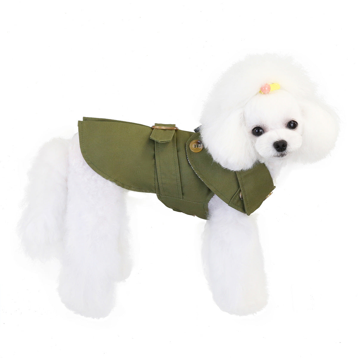HKM-839443 Trendy Three-Color Windbreaker for Small Dogs – Ideal for Autumn and Winter
