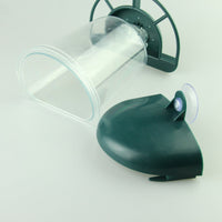 HKM-839507 Automatic Outdoor Bird Feeder with Detachable Waterproof Cover - Green, 22x14.5cm