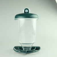 HKM-839507 Automatic Outdoor Bird Feeder with Detachable Waterproof Cover - Green, 22x14.5cm