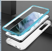 HKM-839507 Electroplated Marble TPU + PC Phone Case for Samsung Galaxy Note 10 and Note 20 Series