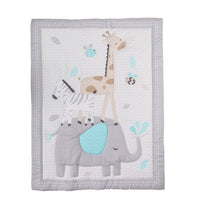 HKM-839571 Children's Fitted Sheet and Bedskirt Set for Small Beds, Digital Print Infant Bedding