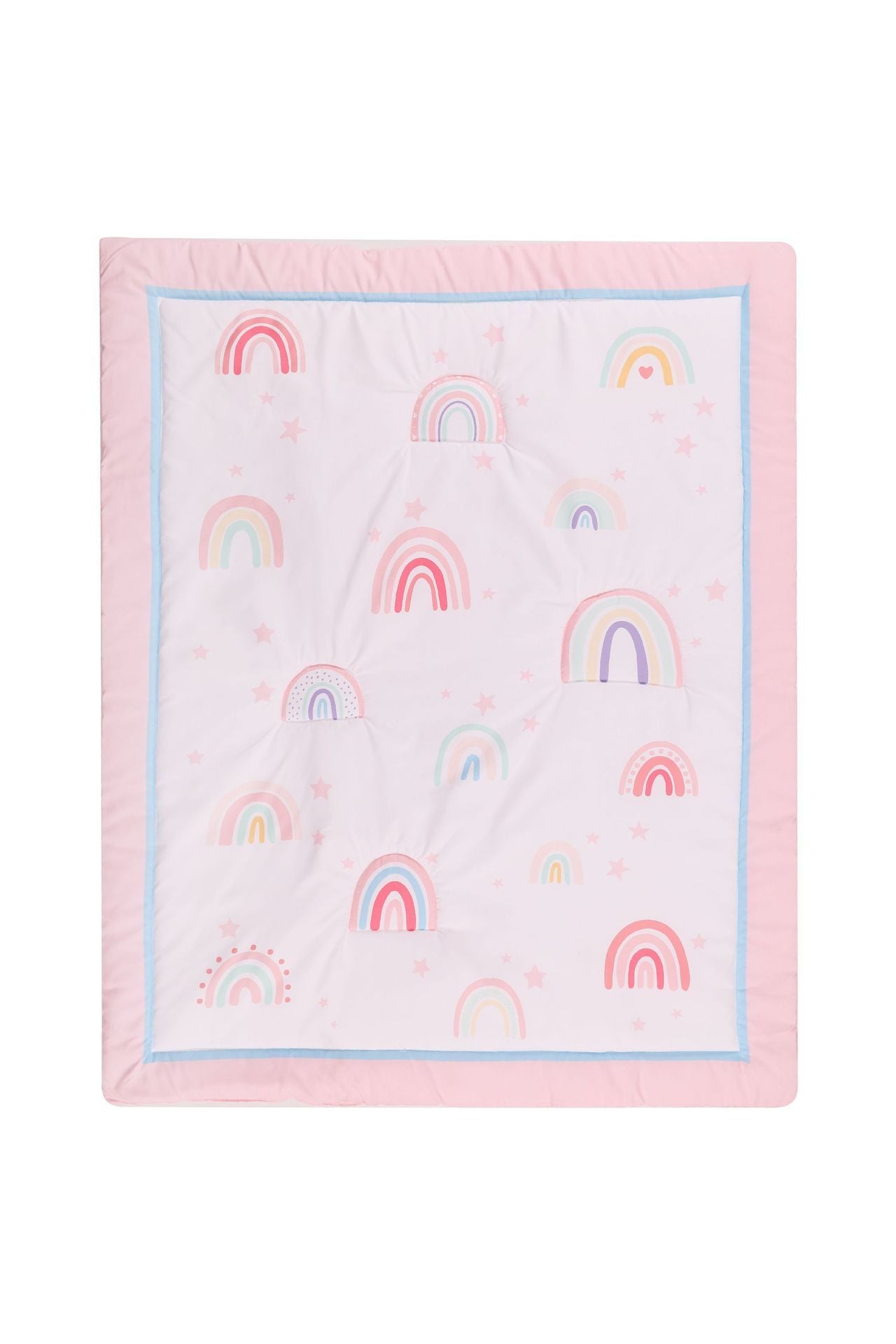 HKM-839571 Children's Fitted Sheet and Bedskirt Set for Small Beds, Digital Print Infant Bedding