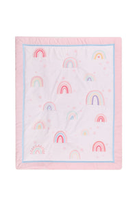 HKM-839571 Children's Fitted Sheet and Bedskirt Set for Small Beds, Digital Print Infant Bedding