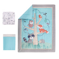 HKM-839571 Children's Fitted Sheet and Bedskirt Set for Small Beds, Digital Print Infant Bedding