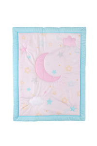 HKM-839571 Children's Fitted Sheet and Bedskirt Set for Small Beds, Digital Print Infant Bedding
