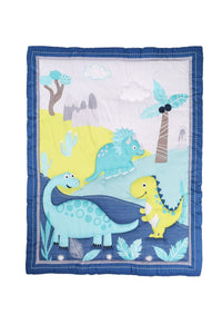 HKM-839571 Children's Fitted Sheet and Bedskirt Set for Small Beds, Digital Print Infant Bedding