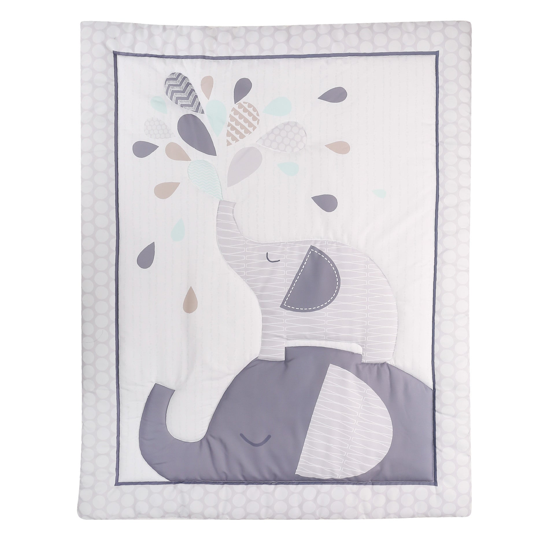 HKM-839571 Children's Fitted Sheet and Bedskirt Set for Small Beds, Digital Print Infant Bedding