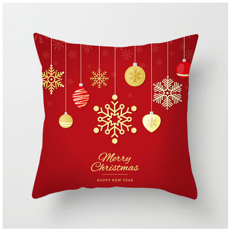 HKM-839635 Custom Cotton and Linen Pillow Case with Single-Sided Printing, 45x45 cm