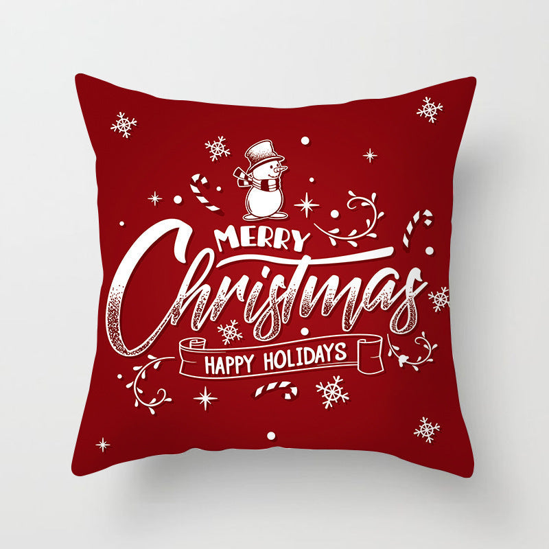 HKM-839635 Custom Cotton and Linen Pillow Case with Single-Sided Printing, 45x45 cm