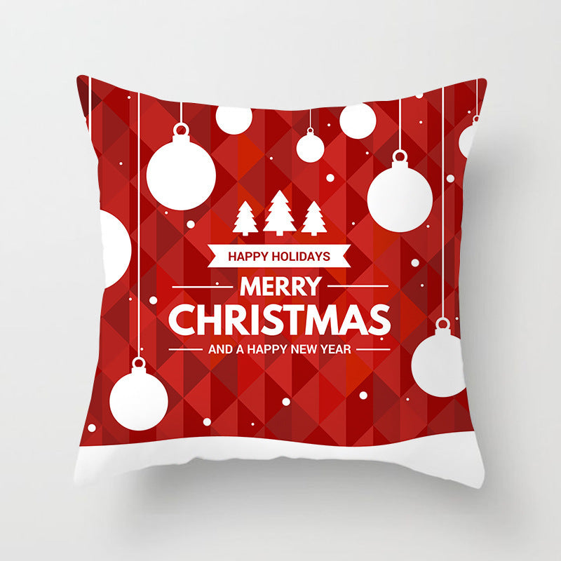 HKM-839635 Custom Cotton and Linen Pillow Case with Single-Sided Printing, 45x45 cm