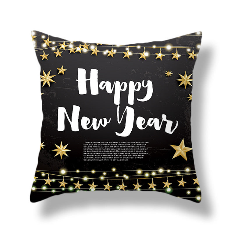 HKM-839635 Custom Cotton and Linen Pillow Case with Single-Sided Printing, 45x45 cm