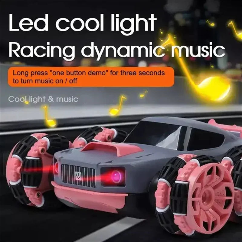 HKM-839827 6WD Swing Arm Electric RC Stunt Car - Remote Control Drift Vehicle for Ages 5 and Up