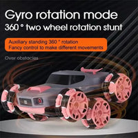 HKM-839827 6WD Swing Arm Electric RC Stunt Car - Remote Control Drift Vehicle for Ages 5 and Up