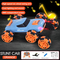 HKM-839827 6WD Swing Arm Electric RC Stunt Car - Remote Control Drift Vehicle for Ages 5 and Up