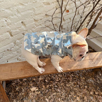 HKM-840147 Light Blue Denim Vest Jacket for Cats and Dogs in Various Sizes