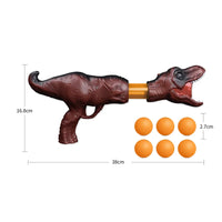 HKM-840211 Dinosaur Shooting Game Toy with Soft Foam Balls for Kids Ages 2-7