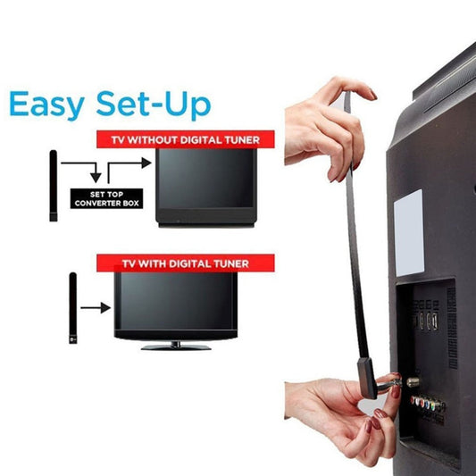 HKM-840275 Indoor Digital Satellite TV Aerial - HD Signal Enhancer with Easy Setup and Sleek Design