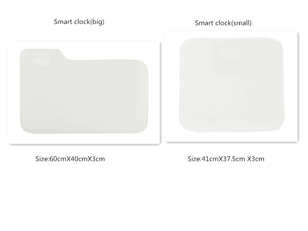 HKM-840403 Smart Alarm Clock with Memory Foam Mat for Effective Wake-Up and Time Display