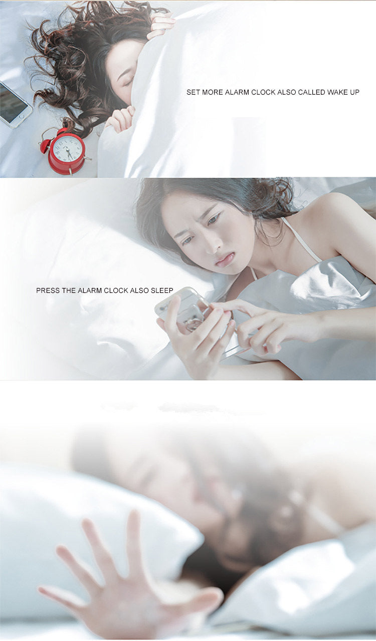 HKM-840403 Smart Alarm Clock with Memory Foam Mat for Effective Wake-Up and Time Display