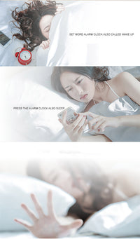 HKM-840403 Smart Alarm Clock with Memory Foam Mat for Effective Wake-Up and Time Display