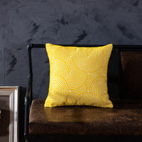 HKM-840531 Modern Cotton Striped Embroidered Pillow Cushion - 45x45cm