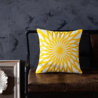 HKM-840531 Modern Cotton Striped Embroidered Pillow Cushion - 45x45cm