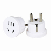 HKM-840595 Universal Plug Adapter for Chinese and American to German Standard - Model UN80