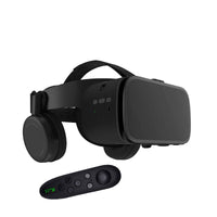 HKM-841235 Bluetooth Wireless VR Headset with Remote Control for 3D Viewing, Compatible with Mobile Phones