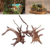 HKM-841235 Sunken Tree Root Fish Tank Decoration - Natural Wood Aquarium Landscape Element
