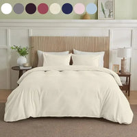 HKM-841363 Solid King Duvet Cover by Serta Simply Clean