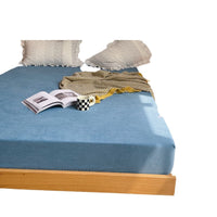 HKM-841555 Double-Sided Fitted Sheet for Mother and Baby - Soft Chemical Fiber, Sizes 150x200cm & 180x200cm