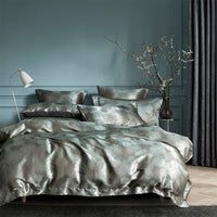HKM-841555 Jacquard Three-Piece Polyester Bedding Set in Various Sizes and Styles