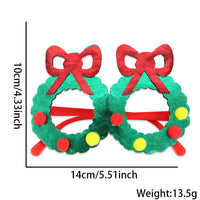 HKM-841683 Bronzed Fabric Snowflake Christmas Glasses for New Year Party Fun