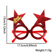 HKM-841683 Bronzed Fabric Snowflake Christmas Glasses for New Year Party Fun