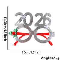 HKM-841683 Bronzed Fabric Snowflake Christmas Glasses for New Year Party Fun