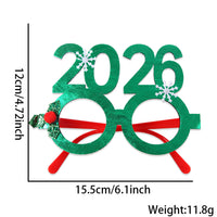HKM-841683 Bronzed Fabric Snowflake Christmas Glasses for New Year Party Fun