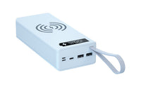 HKM-841747 Detachable 16-Section 18650 Battery Power Bank Kit with Wireless Charging and LCD Display