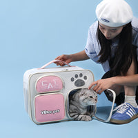 HKM-841747 Portable Outdoor Pet Messenger Bag for Cats and Dogs - Soft Nylon, Various Colors, 6.50kg Capacity