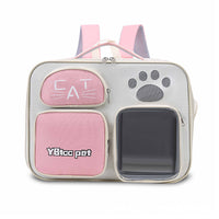 HKM-841747 Portable Outdoor Pet Messenger Bag for Cats and Dogs - Soft Nylon, Various Colors, 6.50kg Capacity