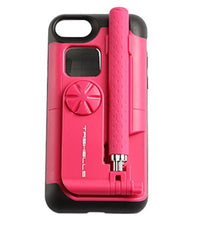 HKM-841811 Multifunctional Protective Back Cover Compatible with iPhone - Available in Black, Gold, Sky Blue, Red
