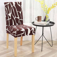 HKM-841939 Elastic Polyester Chair Cover - European Classic Floral Design for Hotel Use