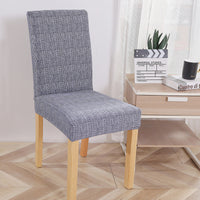 HKM-841939 Elastic Polyester Chair Cover - European Classic Floral Design for Hotel Use