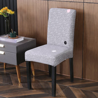 HKM-841939 Elastic Polyester Chair Cover - European Classic Floral Design for Hotel Use