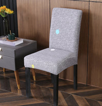 HKM-841939 Elastic Polyester Chair Cover - European Classic Floral Design for Hotel Use