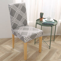 HKM-841939 Elastic Polyester Chair Cover - European Classic Floral Design for Hotel Use