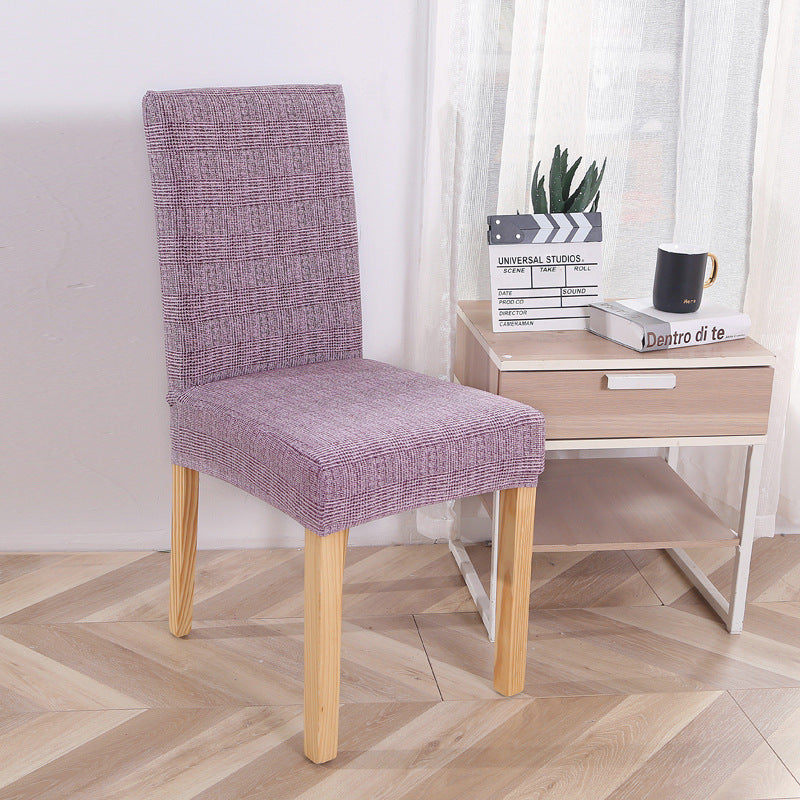 HKM-841939 Elastic Polyester Chair Cover - European Classic Floral Design for Hotel Use
