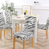 HKM-841939 Elastic Polyester Chair Cover - European Classic Floral Design for Hotel Use