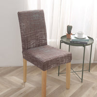 HKM-841939 Elastic Polyester Chair Cover - European Classic Floral Design for Hotel Use
