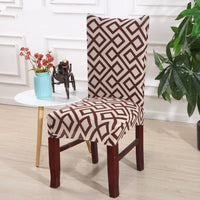 HKM-841939 Elastic Polyester Chair Cover - European Classic Floral Design for Hotel Use